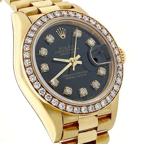 rolex lady diamond dial|authentic rolex diamond dials.